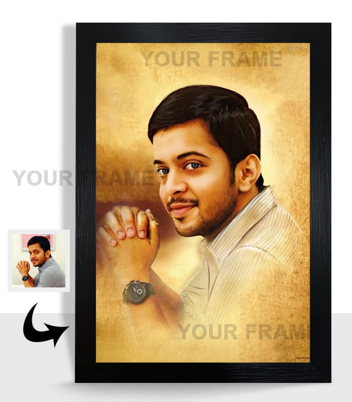 Digital Art_1 Cherished Memories: Personalized Digital Painting Birthday Gift - Image 1