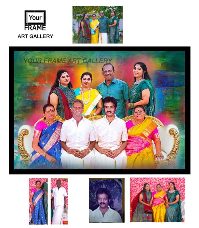 digital merge painting photo frame digital merge painting photo frame - Image 1