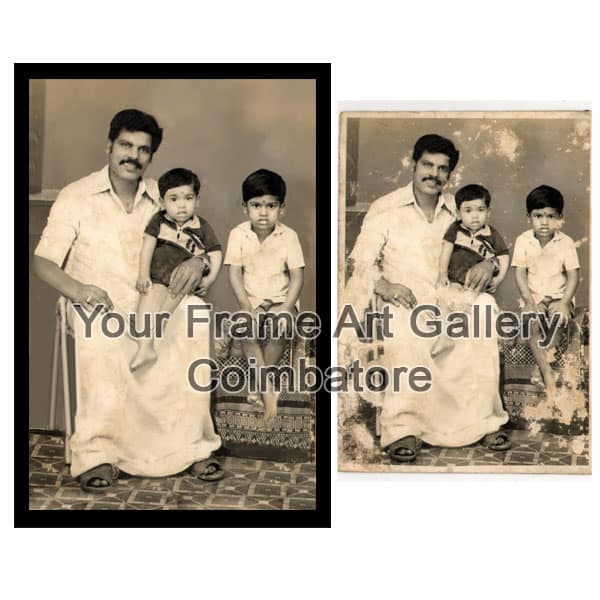 old-damaged-photo-restore Old Photo Restoration & Enlargement Service - Image 1