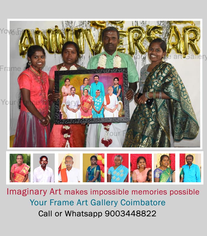 imaginary-art Family Photo Merge Art ∣ imaginary Custom Family Portrait - Image 1