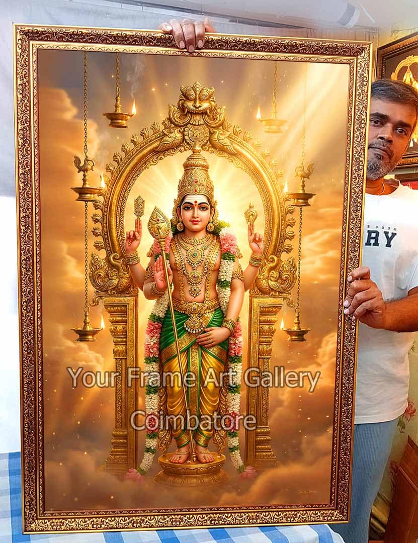palani-andavar-murugar-photo-frame Palani Andavar Murugar Photo Frame – Lord Dhandayudhapani Divine Art - Image 1